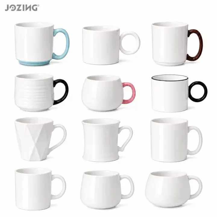12oz Stock Ceramic Mugs Wholesale