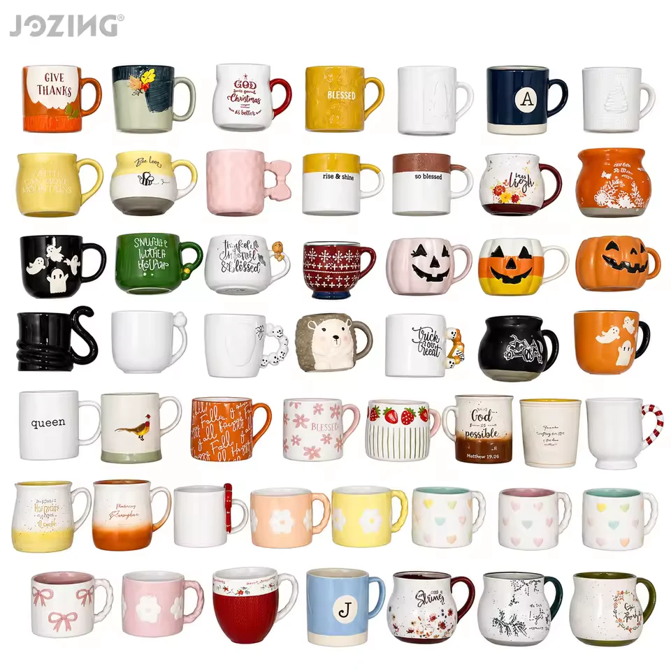 Wholesale Ready Stock Ceramic Coffee Mug — Cute 3D Porcelain Cups product view