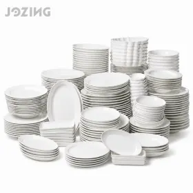 Factory Direct Large 14–20 inch Porcelain White Serving Platters Stocked Sell by Ton